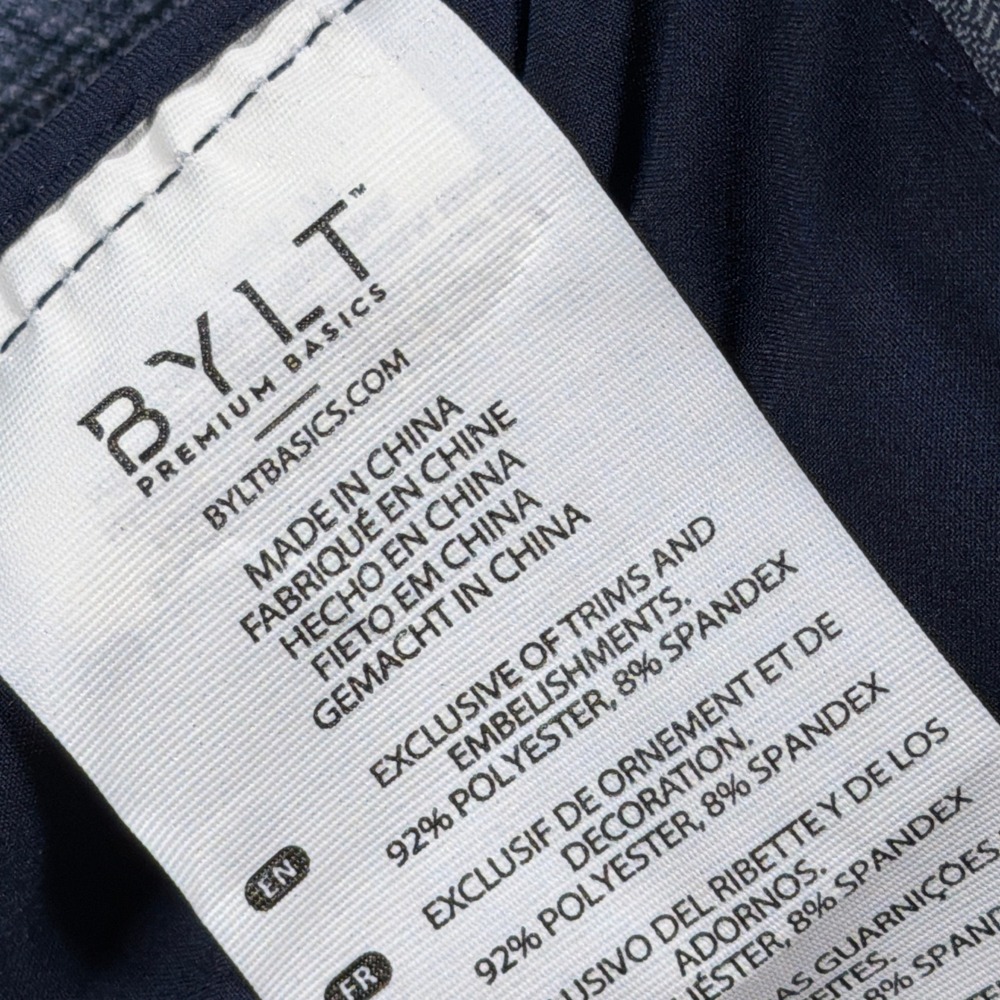 BYLT Premium Basics District Jacket Men Medium Bl… - image 9